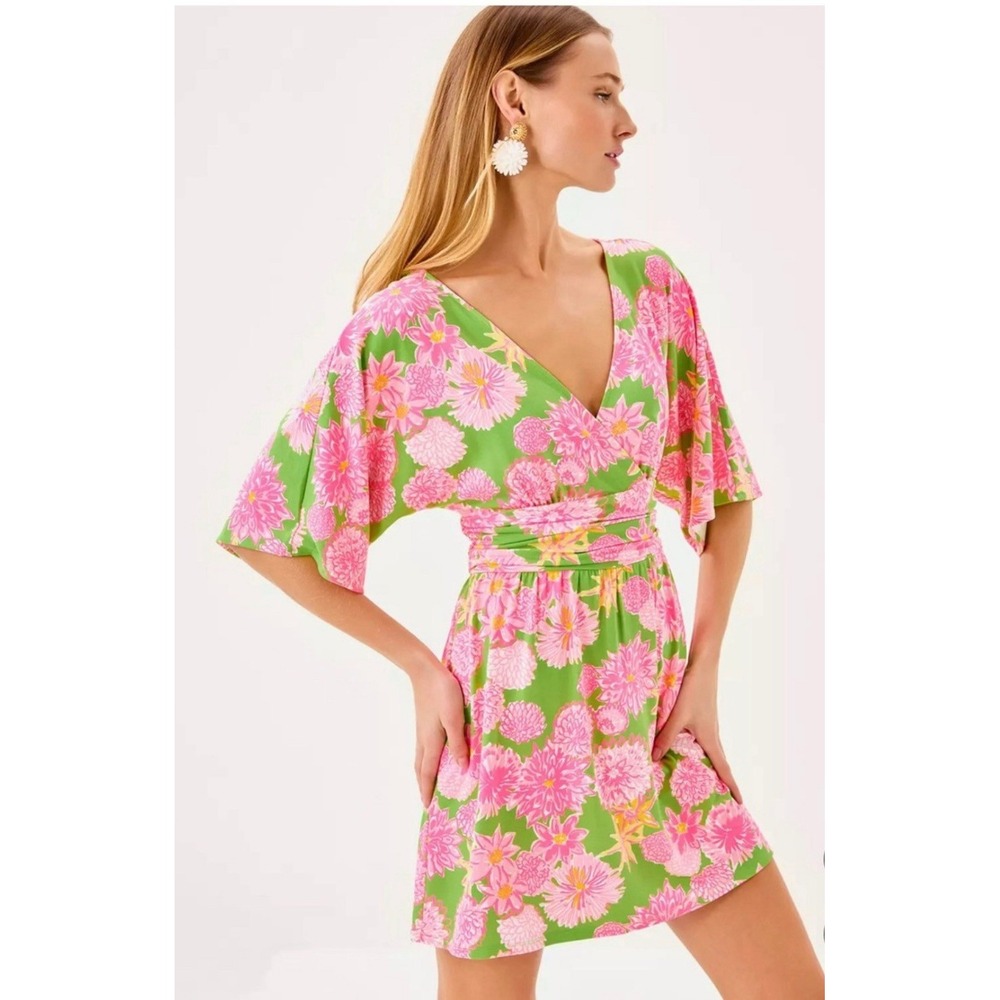 Lilly Pulitzer Parigi Knit Skort Romper Multi seaside Garden XXL NWT - Picture 2 of 7
